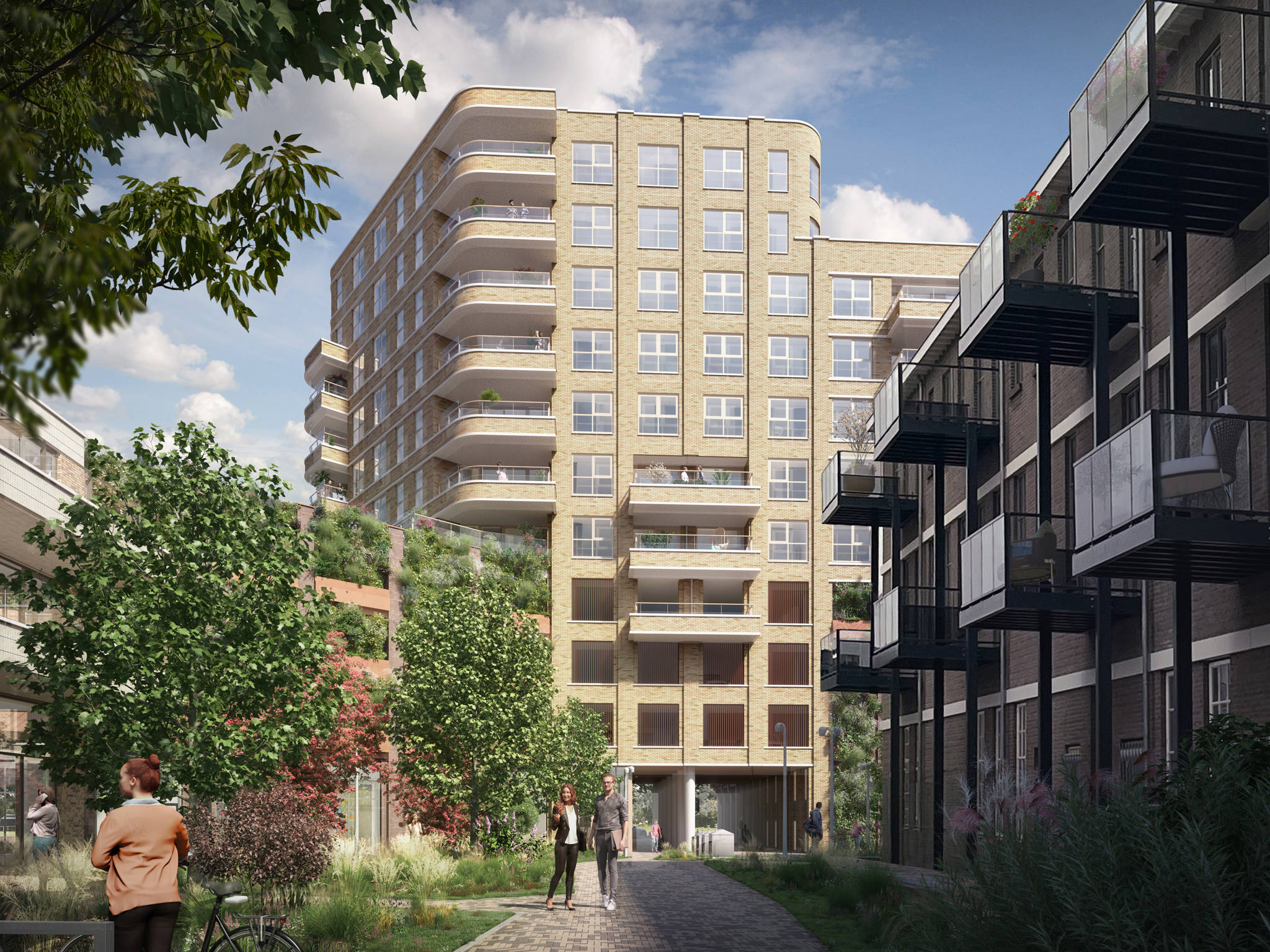 Nieuwbouw Alkmaar Ringers Binnenplaats De Cacao Fabriek 1536